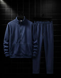 Mens Fleece Winter Warm Wear Tracksuit 230GSM - BLUE 230Gsm